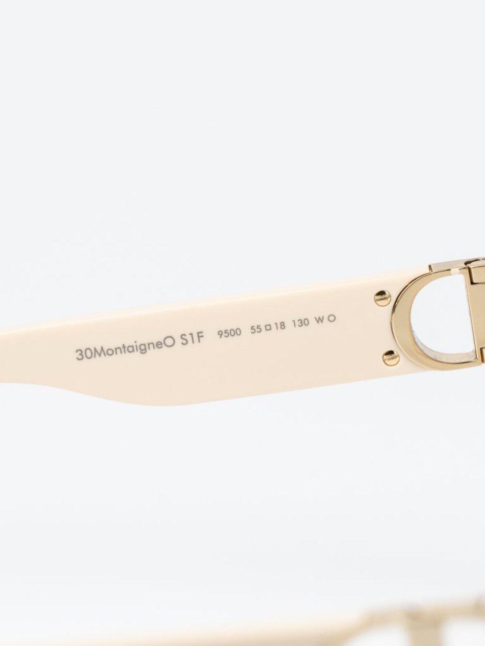 Dior Women Eyeglasses Ivory Butterfly 30MONTAIGNEO S1F 9500 NEW AUTHENTIC - Picture 9 of 10
